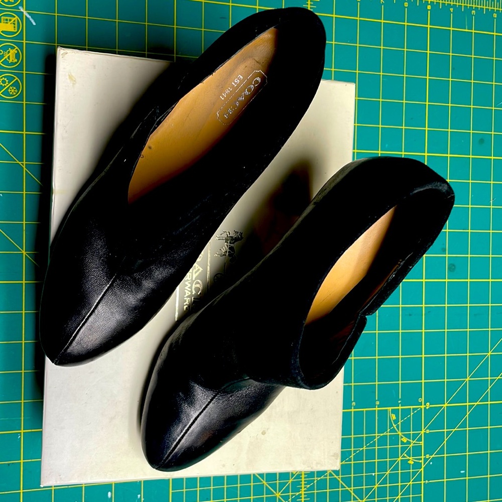Used Coach booties. This shoes are beautiful and they are eating away…